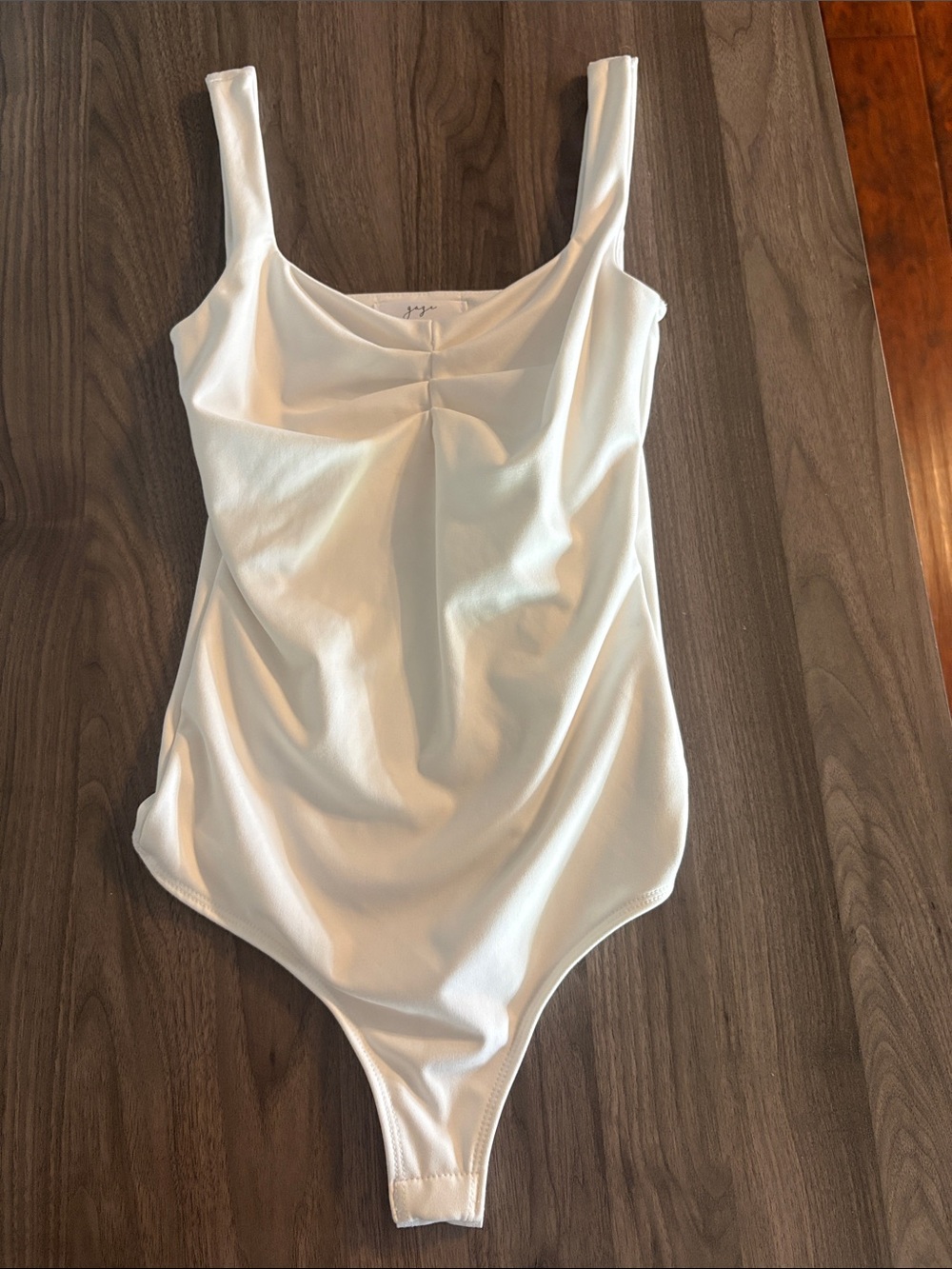Gaze | White Bodysuit | Snap Closure | - Picture 15 of 15